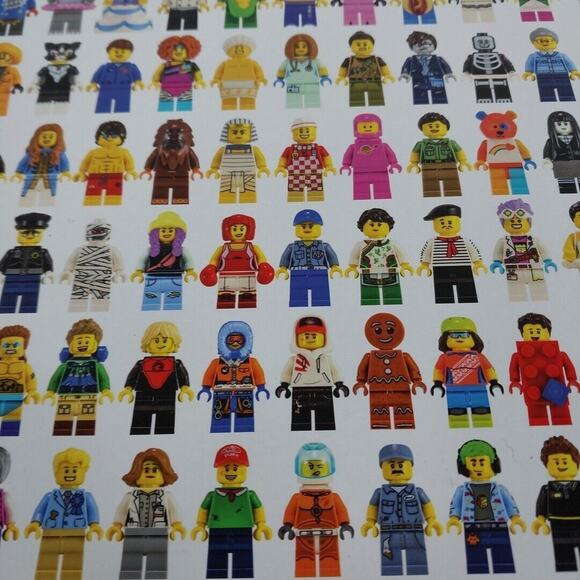Lego LEGO Minifigure‎ Puzzle (1000 piece) 25in.Wx20in.H Chronicle Books - Picture 5 of 9
